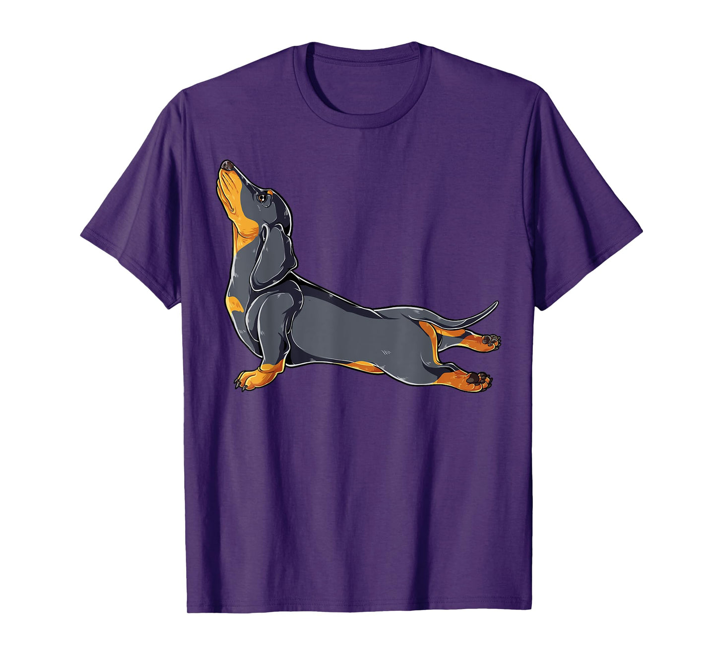 Dachshund Yoga T shirt Namaste Spiritual Meditation Chakra T-Shirt