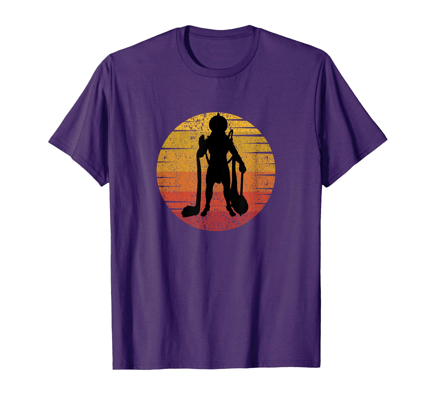 Retro Vintage Hindu God Lord Hanuman Monkey God Men Women T-Shirt