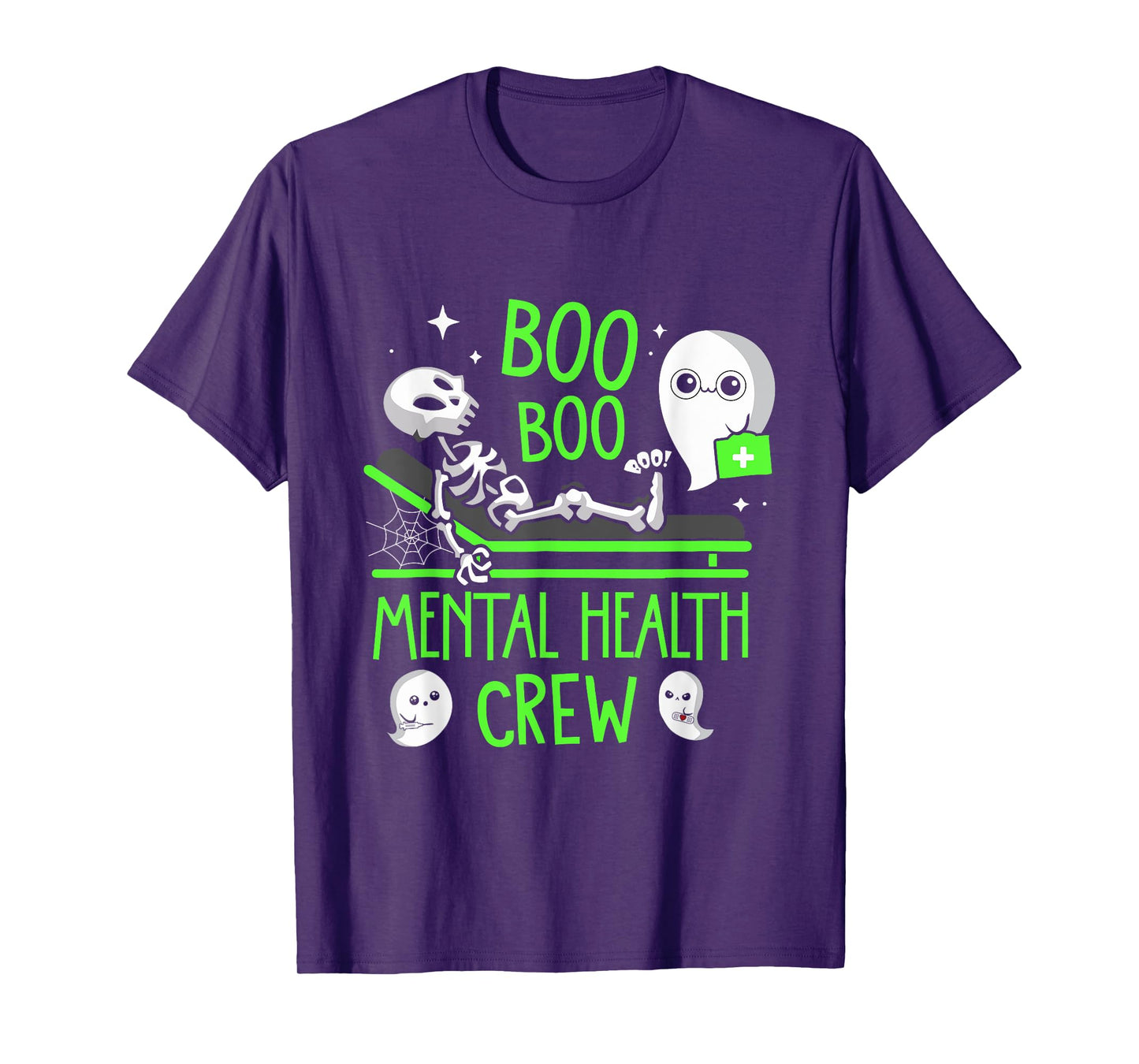 Mental Health Nurse Psych Boo Boo Crew Nursing Halloween T-Shirt