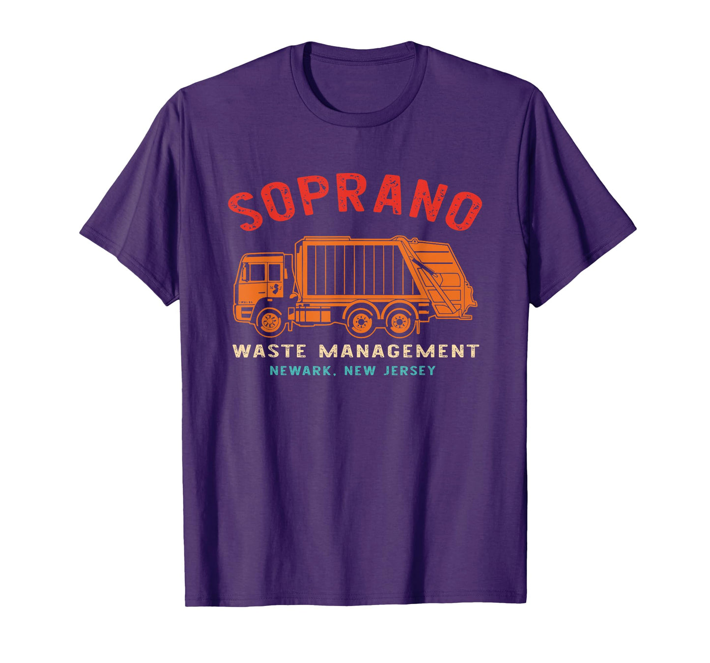 Soprano Waste Management Newark New Jersey Retro T-Shirt