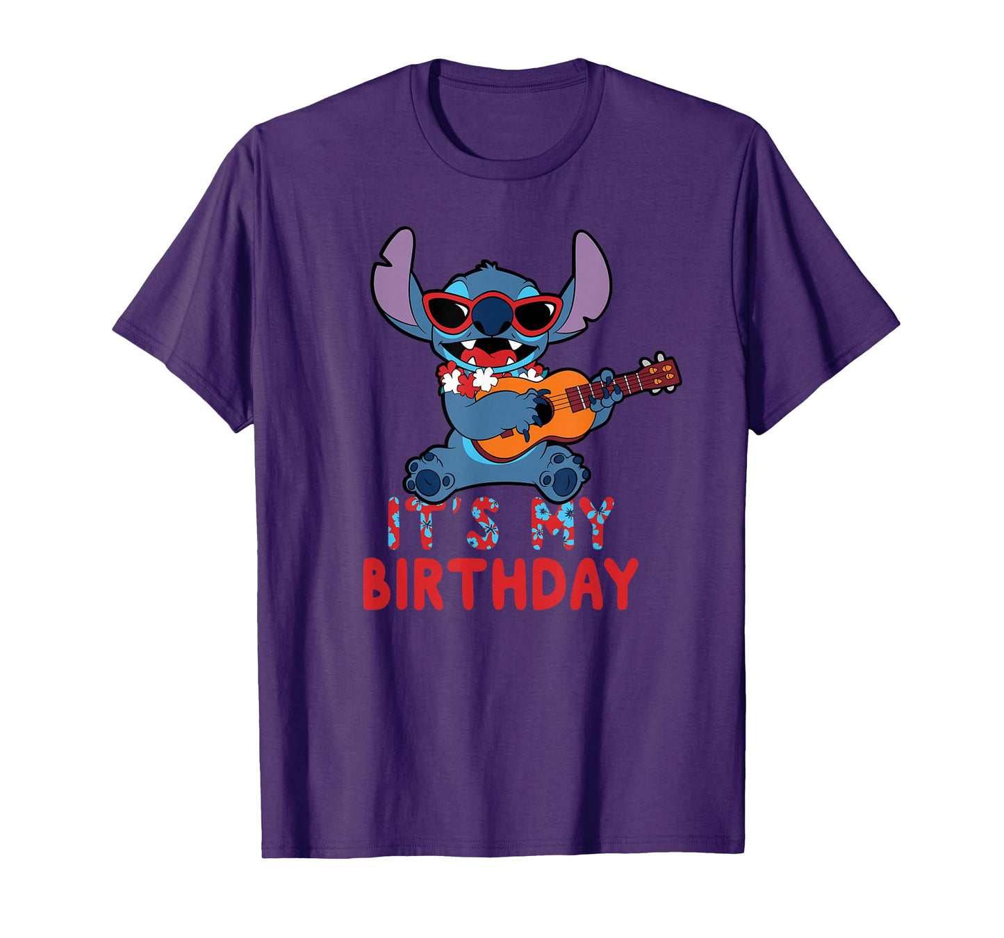 Disney Lilo & Stitch Tropical Party It's My Birthday T-Shirt