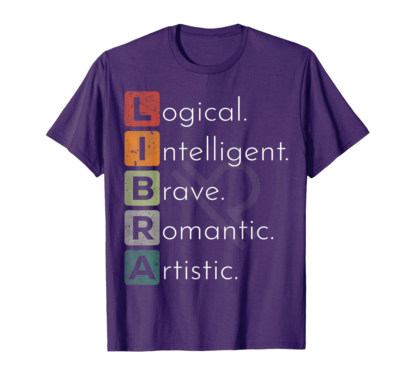 Vintage Libra Zodiac Sign Men Women Kids Libra Birthday T-Shirt