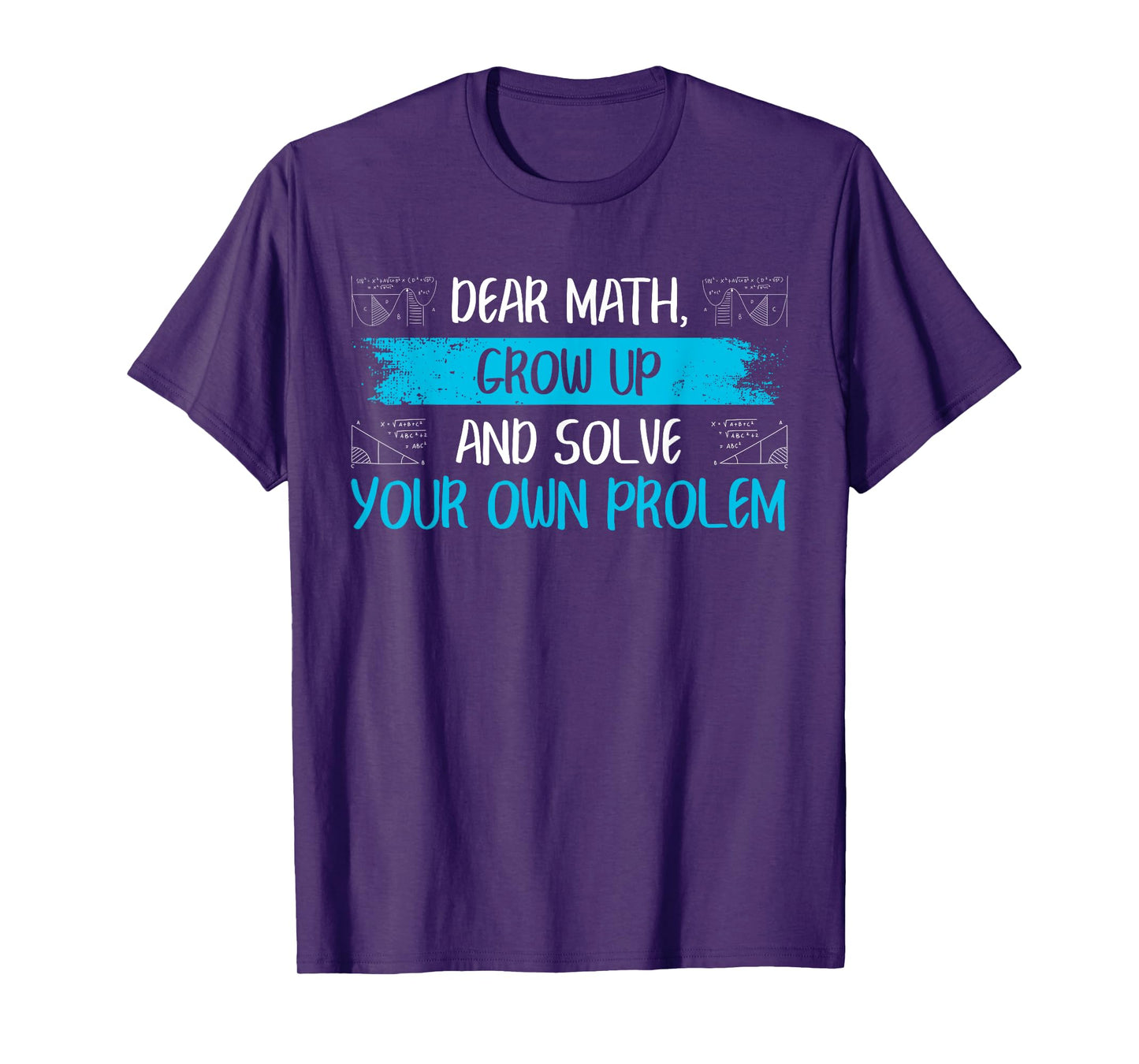 Funny Math Quote Back To School Girls Boys Teens T-Shirt
