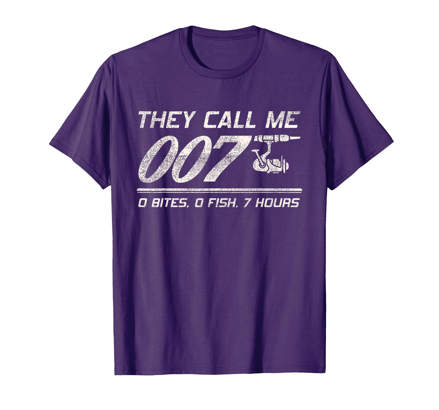 4anglers Fisherman Joke Dad - They Call Me 007 - Funny Fishing Humor T-Shirt