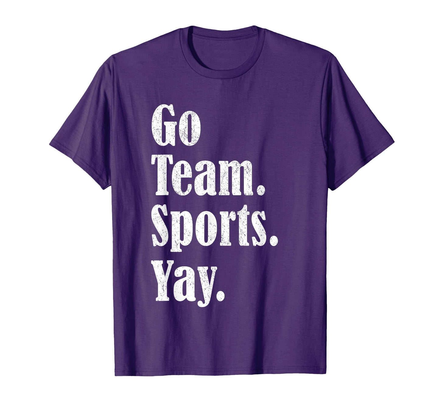 Vintage Go Team Sports Yay Funny Game Day Men Women Kids T-Shirt