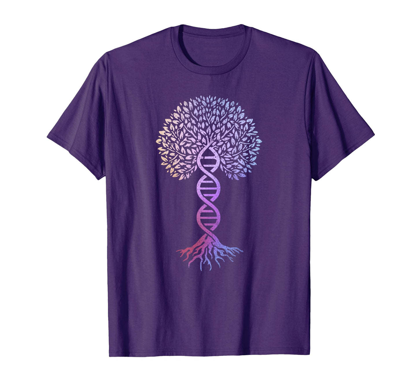 Tree Of Life DNA Science Genetics Earth Day Genealogy T-Shirt