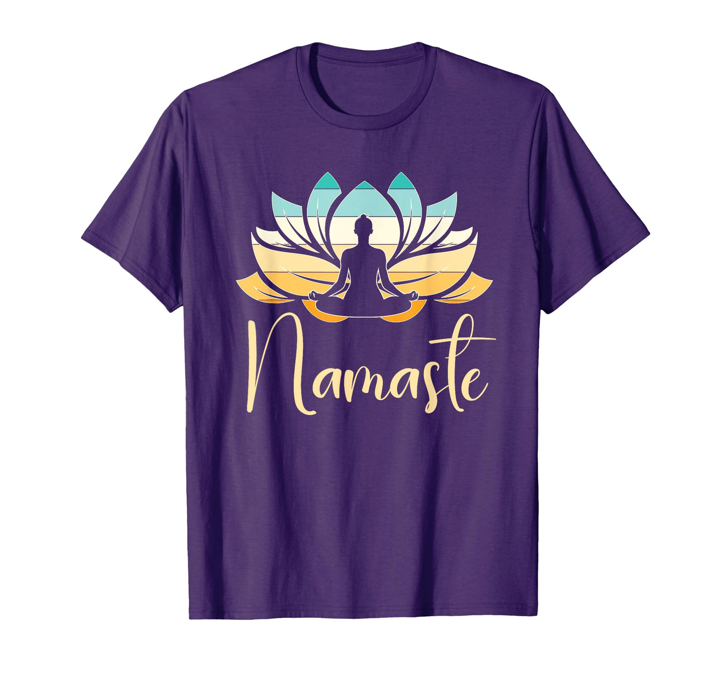 Namaste Lotus Flower Meditation Yoga T-Shirt
