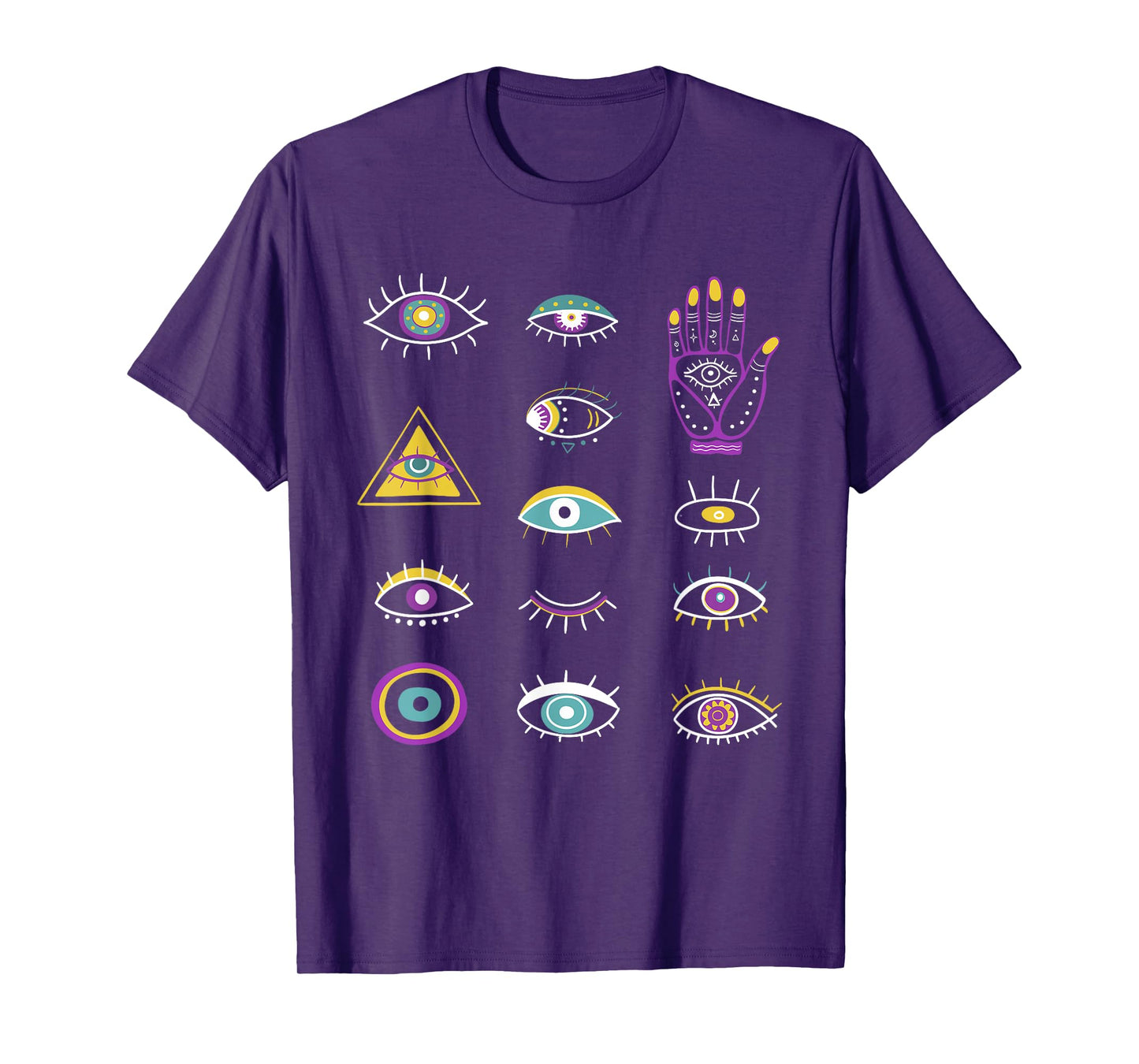 Evil Eye Curse Protection Seeing Eyes Evil Eye Nazar Mati T-Shirt