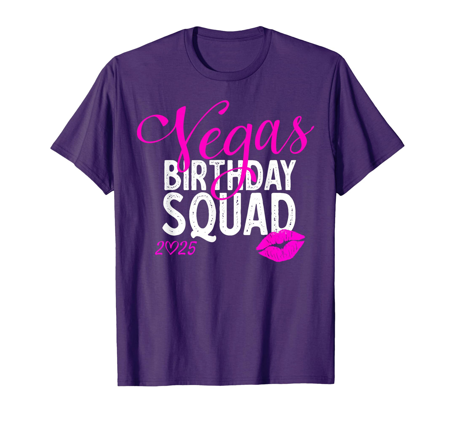 Las Vegas Girls Trip 2025 Shirts Vegas Baby Birthday Squad T-Shirt