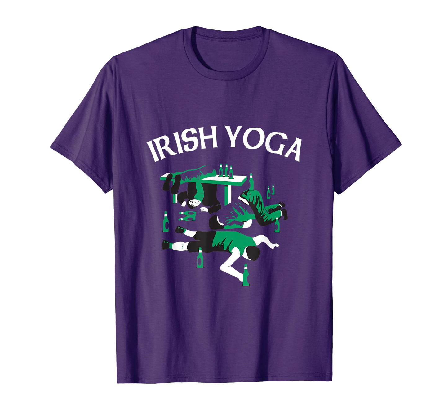 Irish Yoga Funny St. Patricks Day Drinking T-Shirt