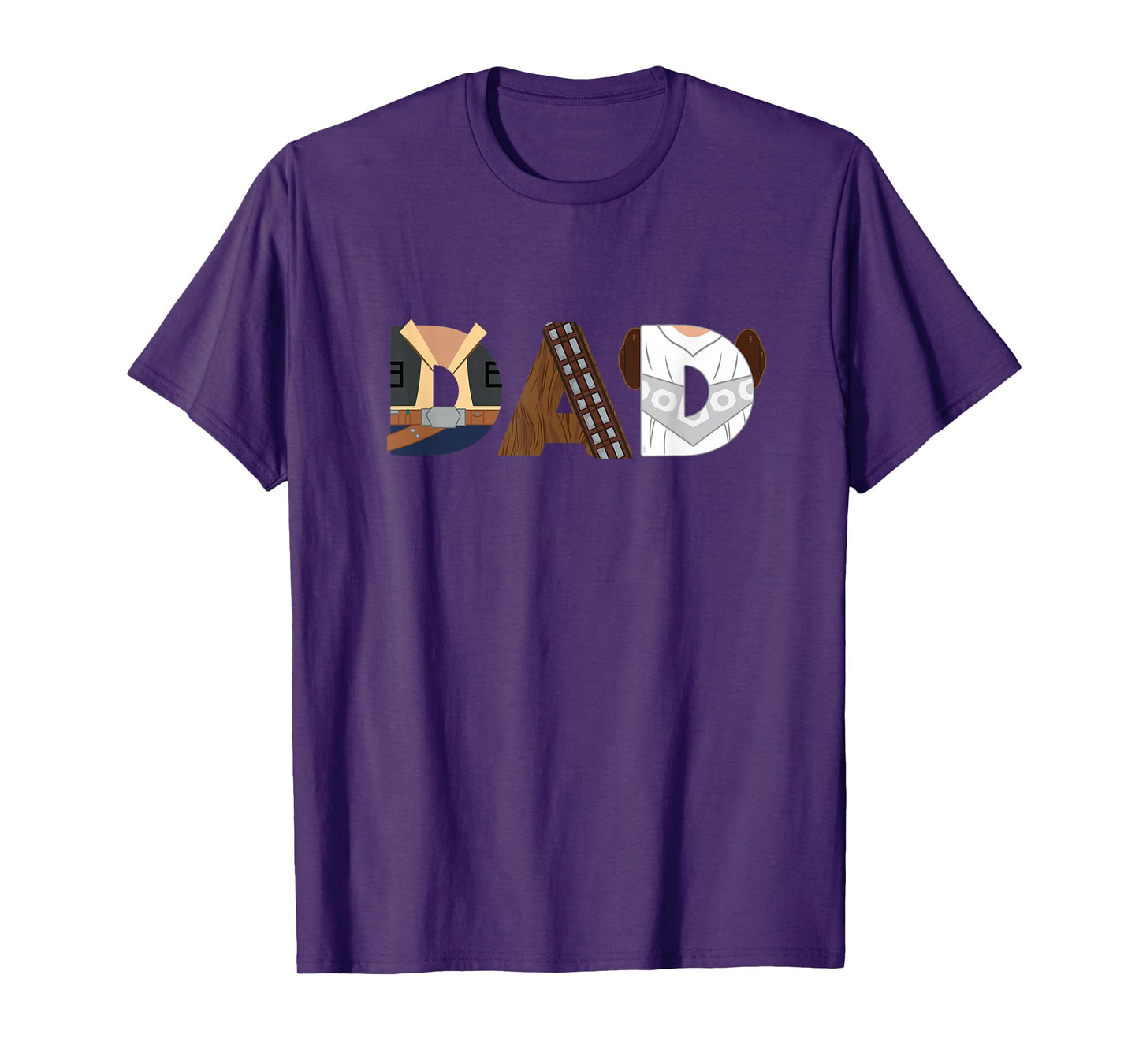 Star Wars Han Solo Chewbacca Leia Dad Father’s Day Birthday T-Shirt