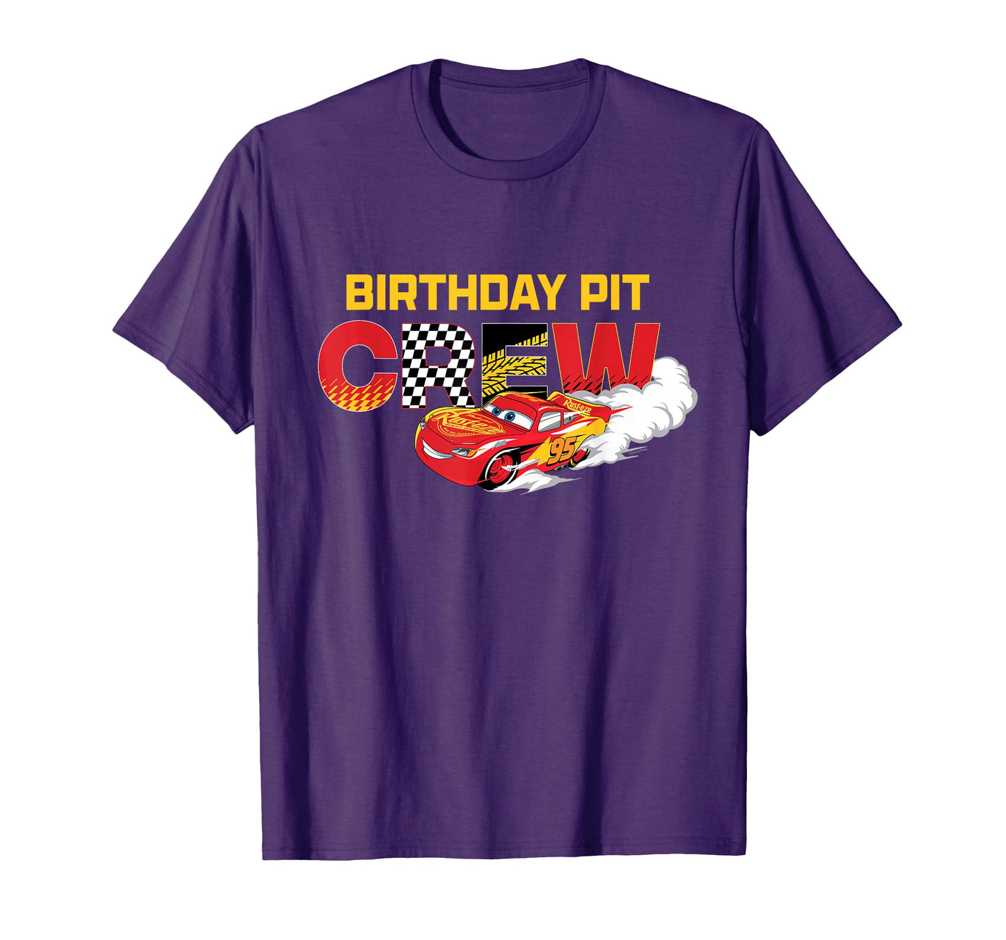Disney & Pixar's Cars Birthday Pit Crew Lightning McQueen T-Shirt