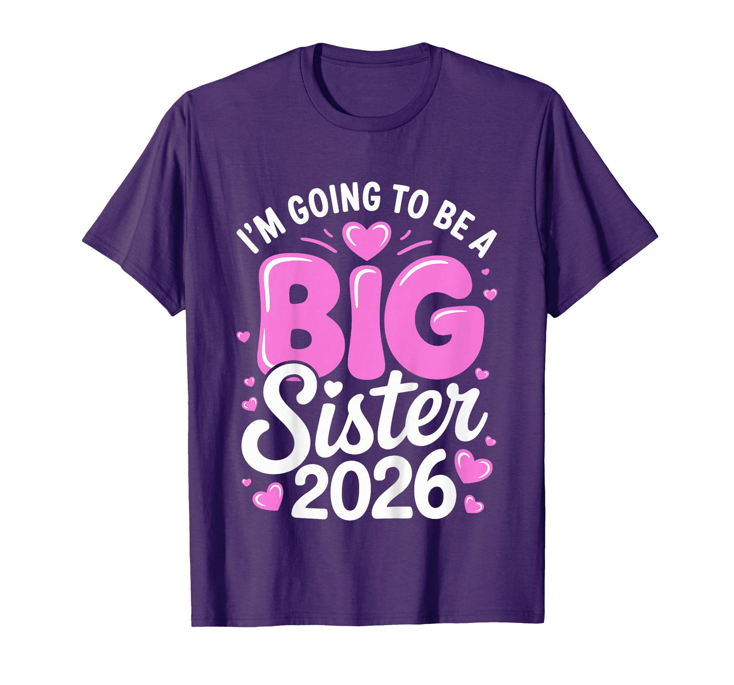 Kids Im Going to be a Big Sister 2026 T-Shirt