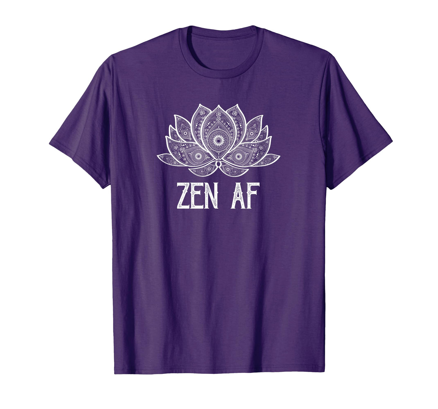 Funny Zen AF Yogi Gift Sarcastic Yoga Lover T-Shirt