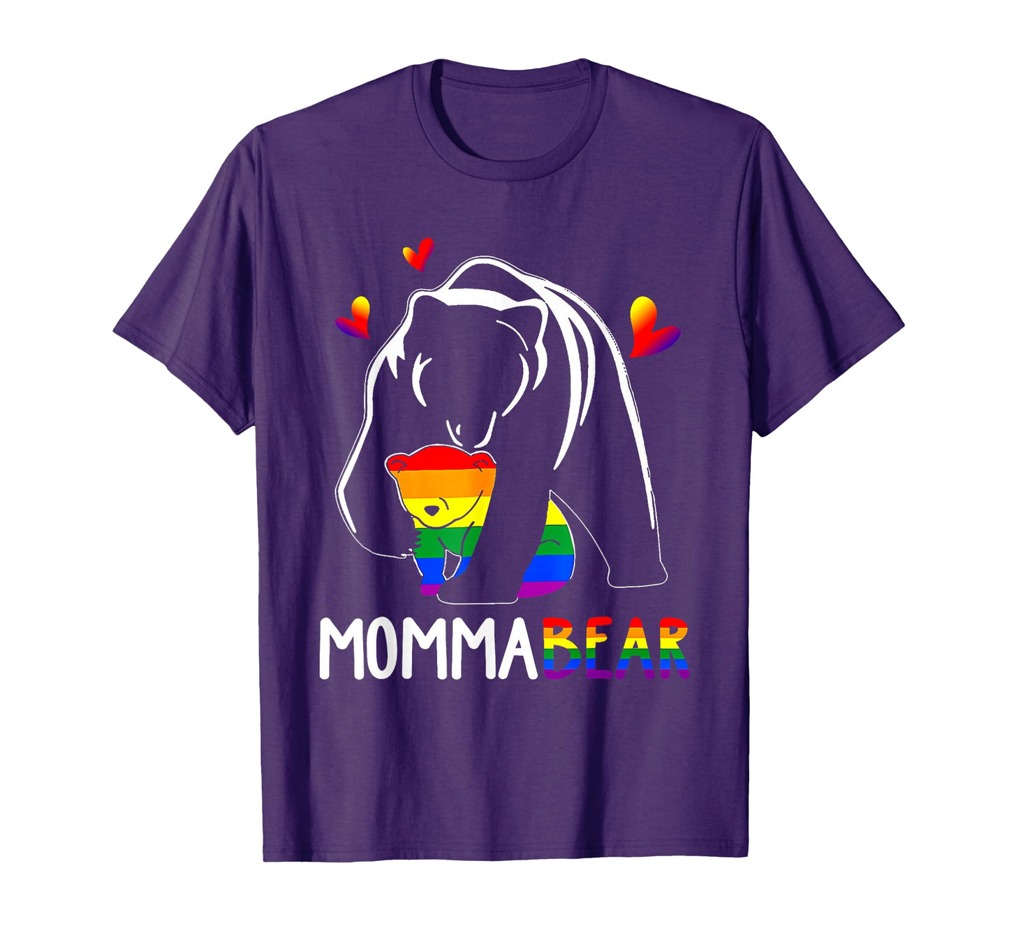 LGBT Mama Momma Bear Gay Pride Proud Mom Mother's Day T-Shirt