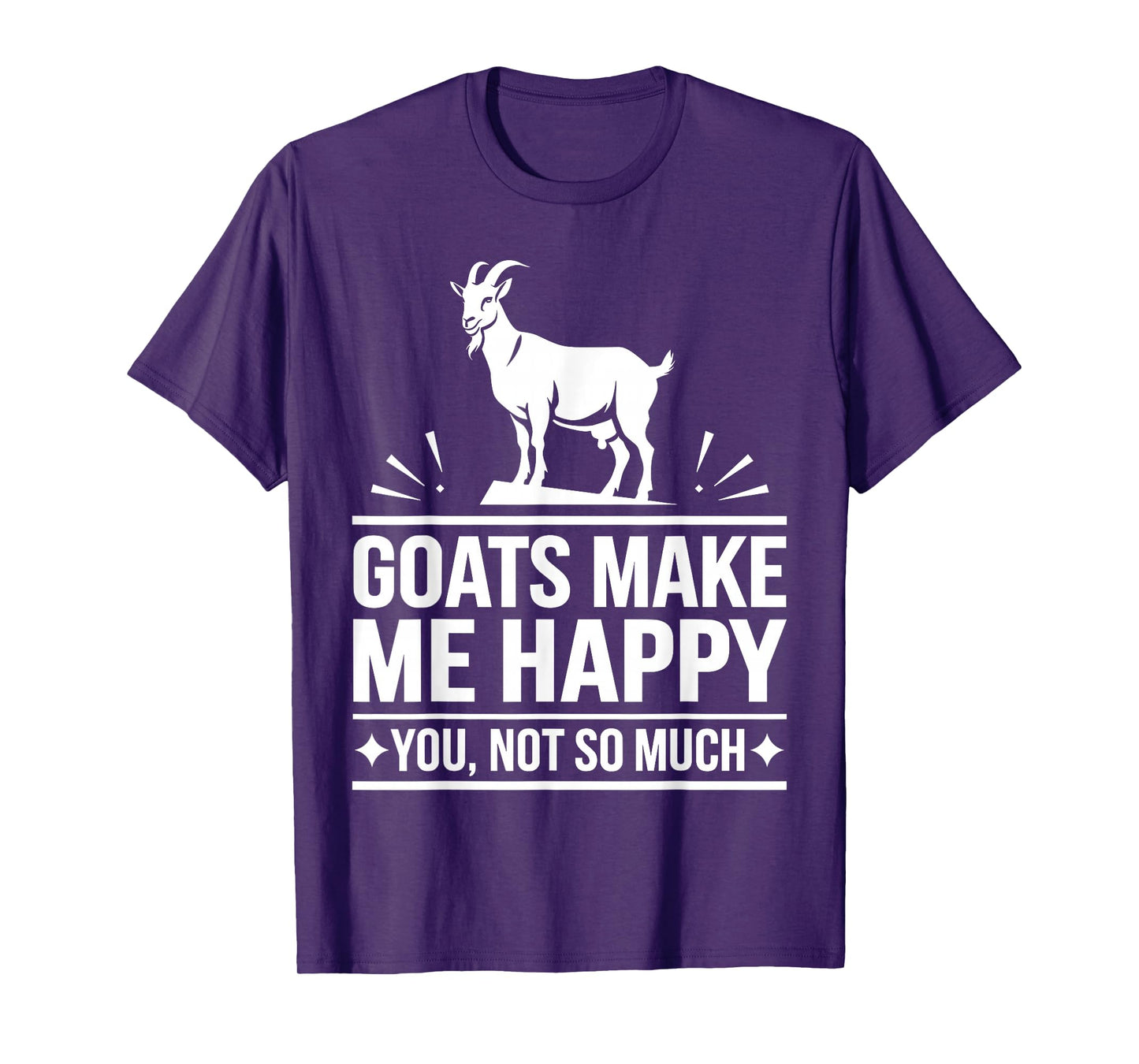 Cute Goat Design for Men Women Kids Animal Farmer Goat Lover T-Shirt