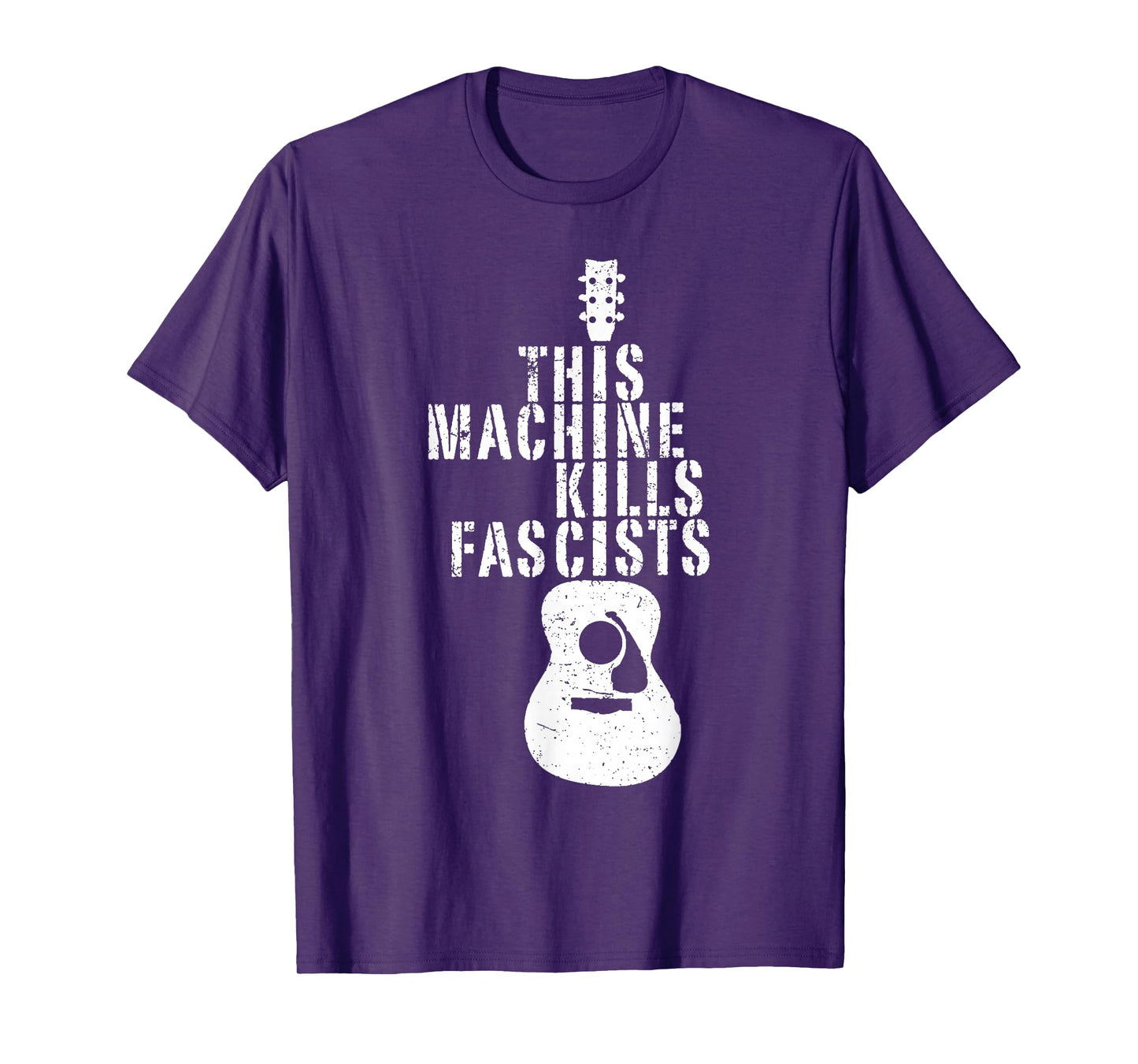 Vintage Funny This Machine Kills Fascists For Music Lover T-Shirt