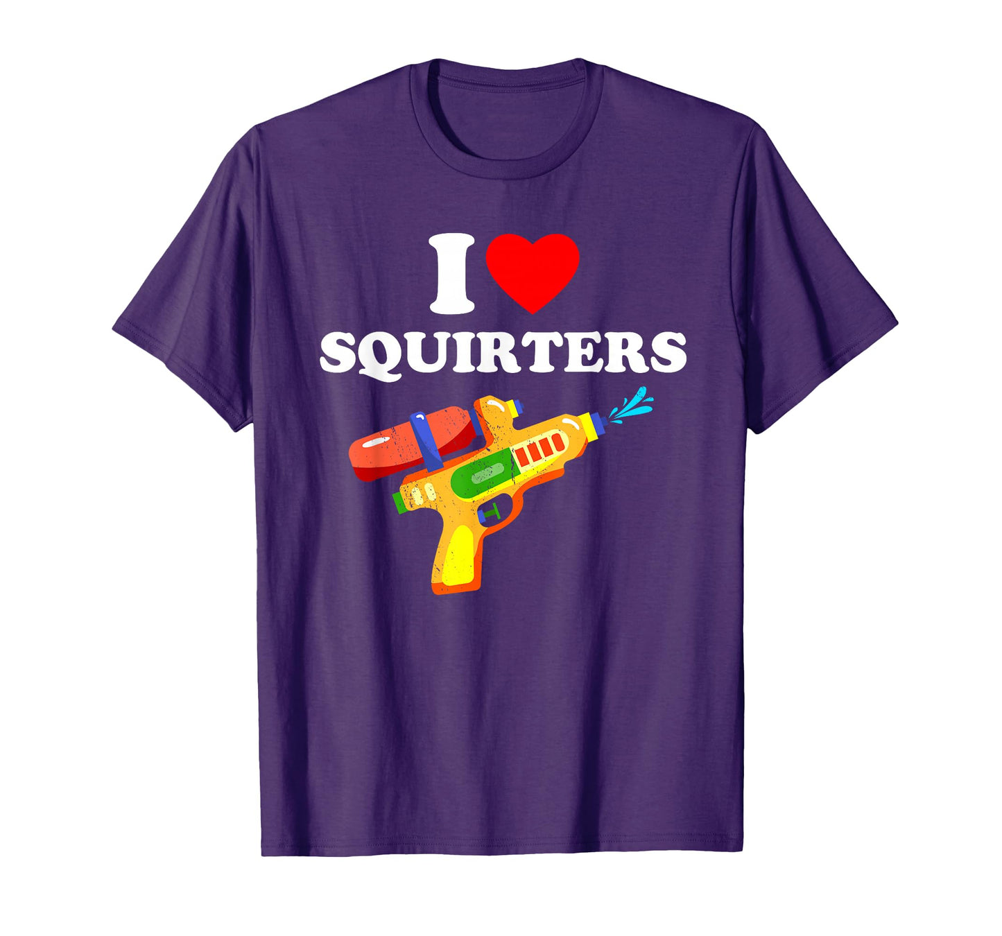 I Love Squirters Retro Design Fun 80's 90's Vintage T-Shirt