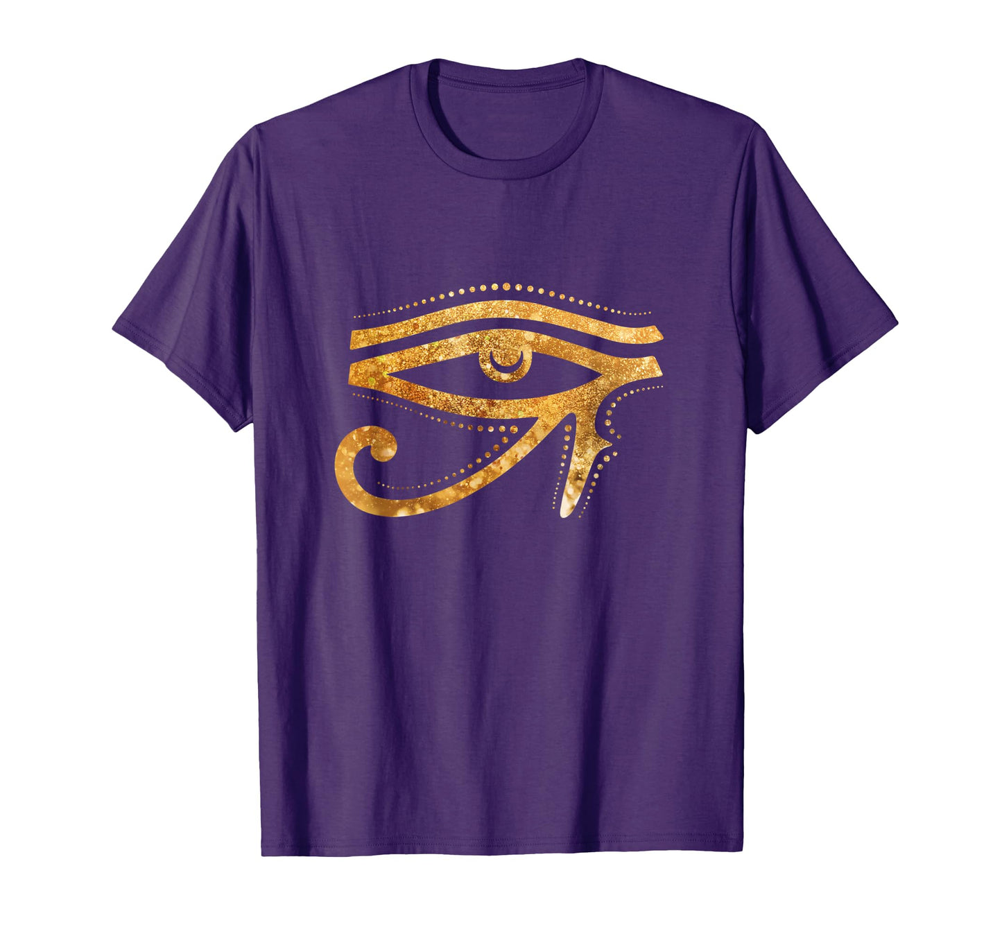 Golden Eye Of Ra Egyptian Hieroglyph Pharao Esoteric T-Shirt