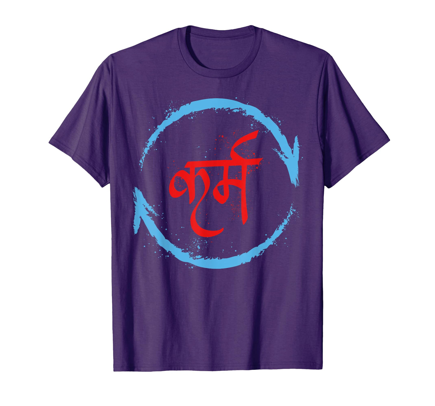 Karma In Hindi Sanskrit Yoga Universal Law Buddhism positive T-Shirt
