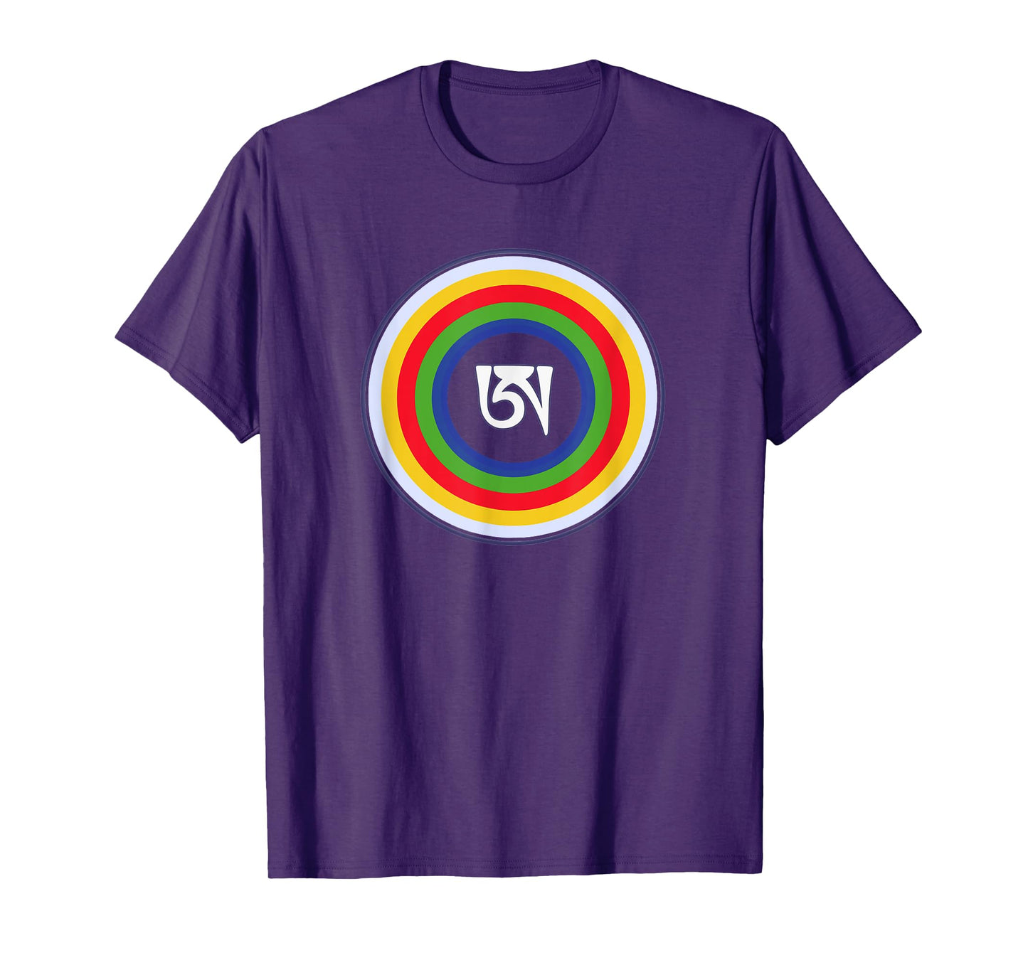 Dzogchen Tibetan Letter A Symbol Buddhism Meditation T-Shirt