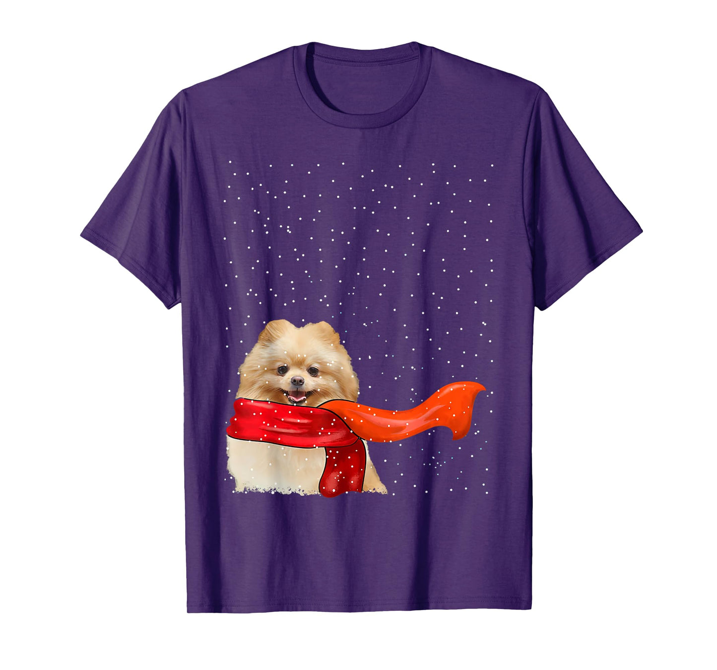 Pomeranian Dog Winter Christmas Sweater Xmas Pet T-Shirt for Men Women
