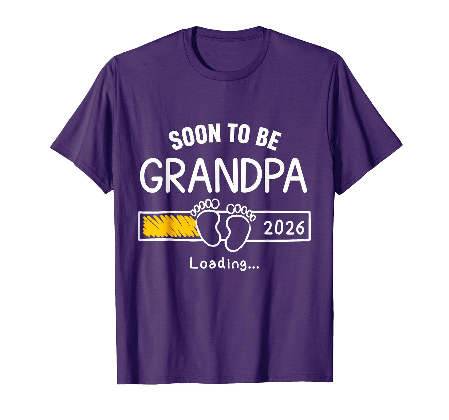 Soon to Be Grandpa 2026 Loading Pregnancy Announcement T-Shirt