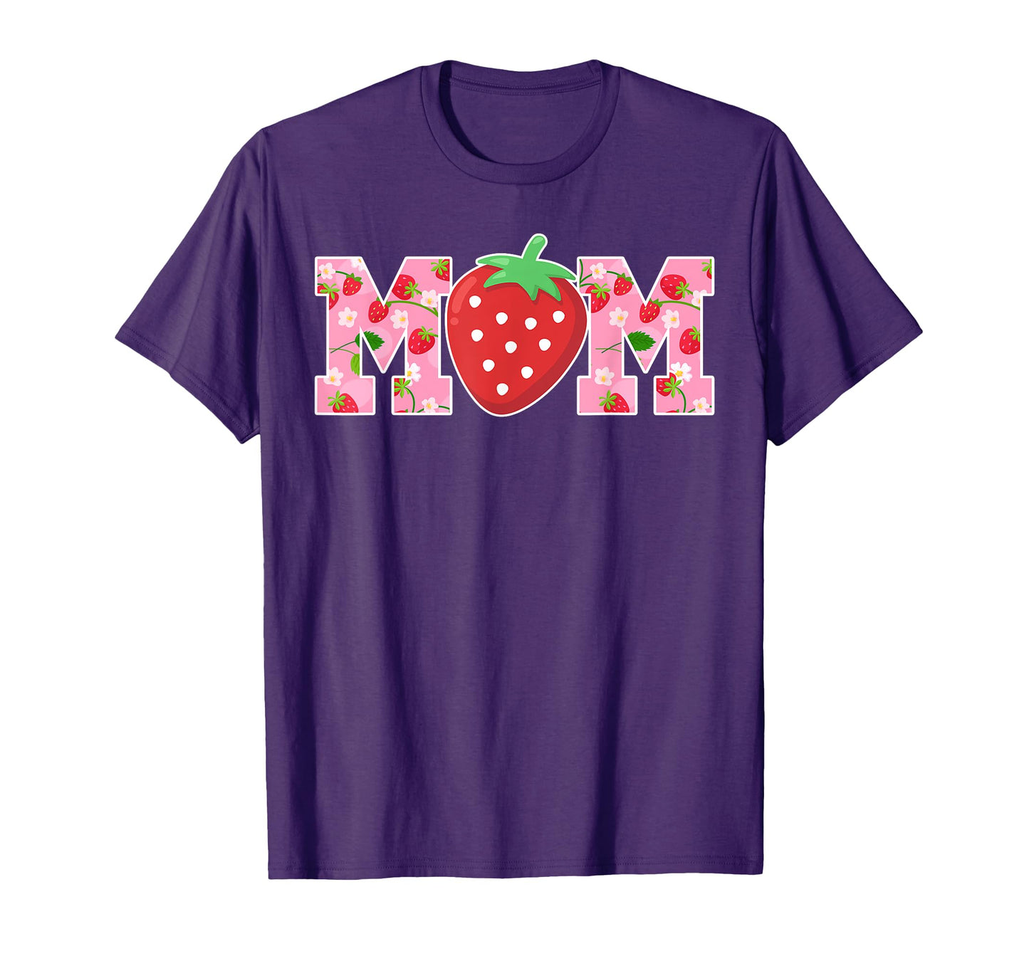 Mom Of The Berry Sweet Birthday Strawberry Girls Family T-Shirt