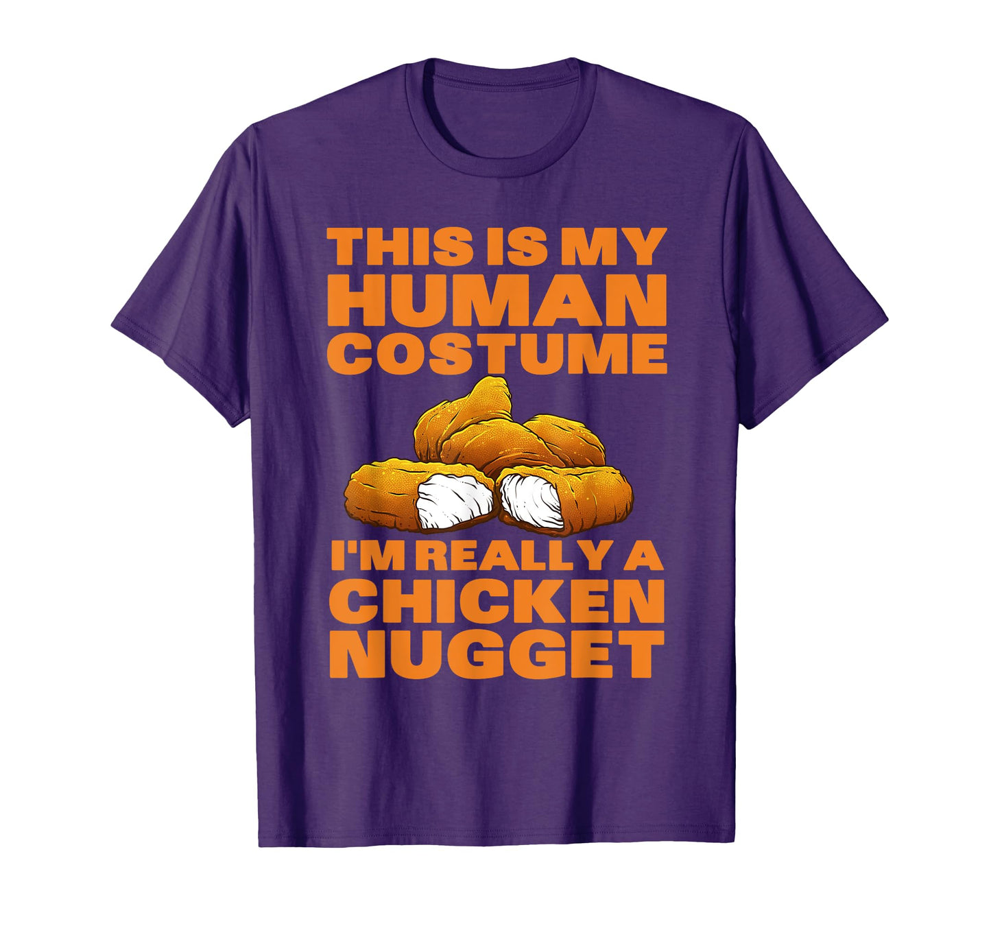 Chicken Nugget Art For Men Women Kids Chicken Nugget Costume T-Shirt
