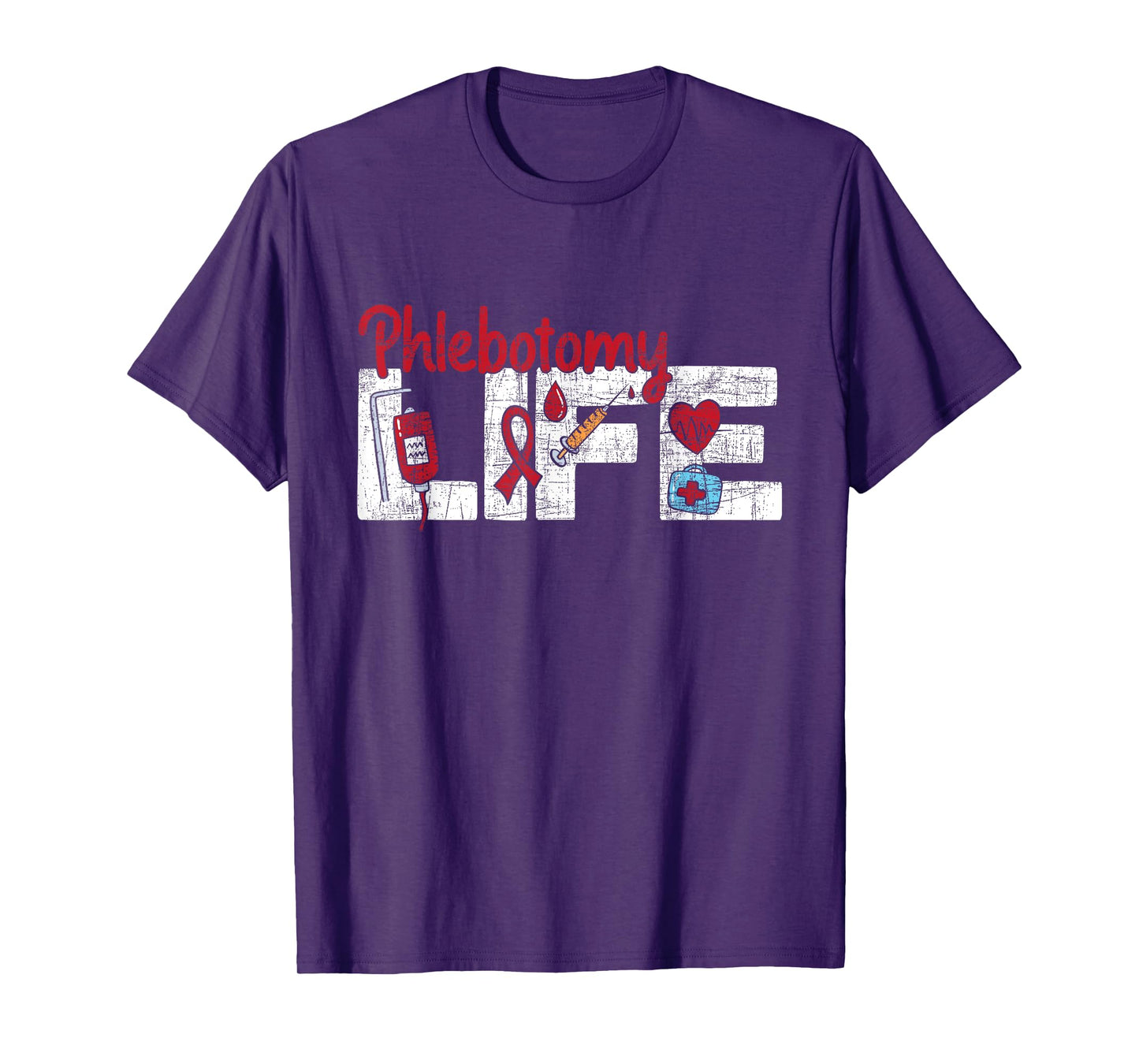 Phlebotomy Life - Phlebotomist Medical Healthcare Worker T-Shirt