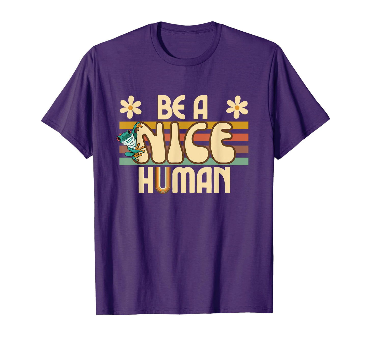 Be A Nice Human Retro Kindness T-Shirt