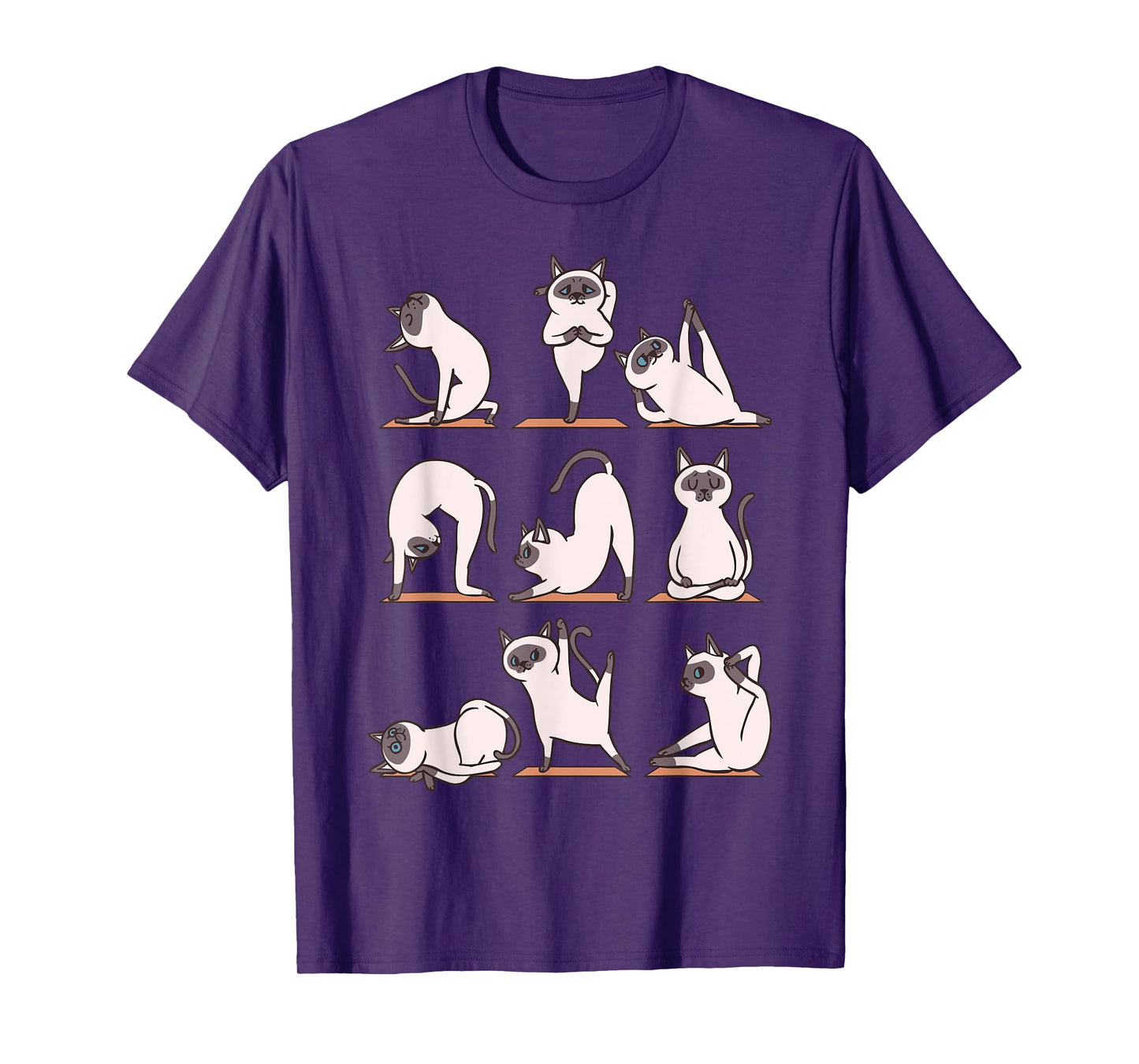 Siamese Cat Yoga T-Shirt