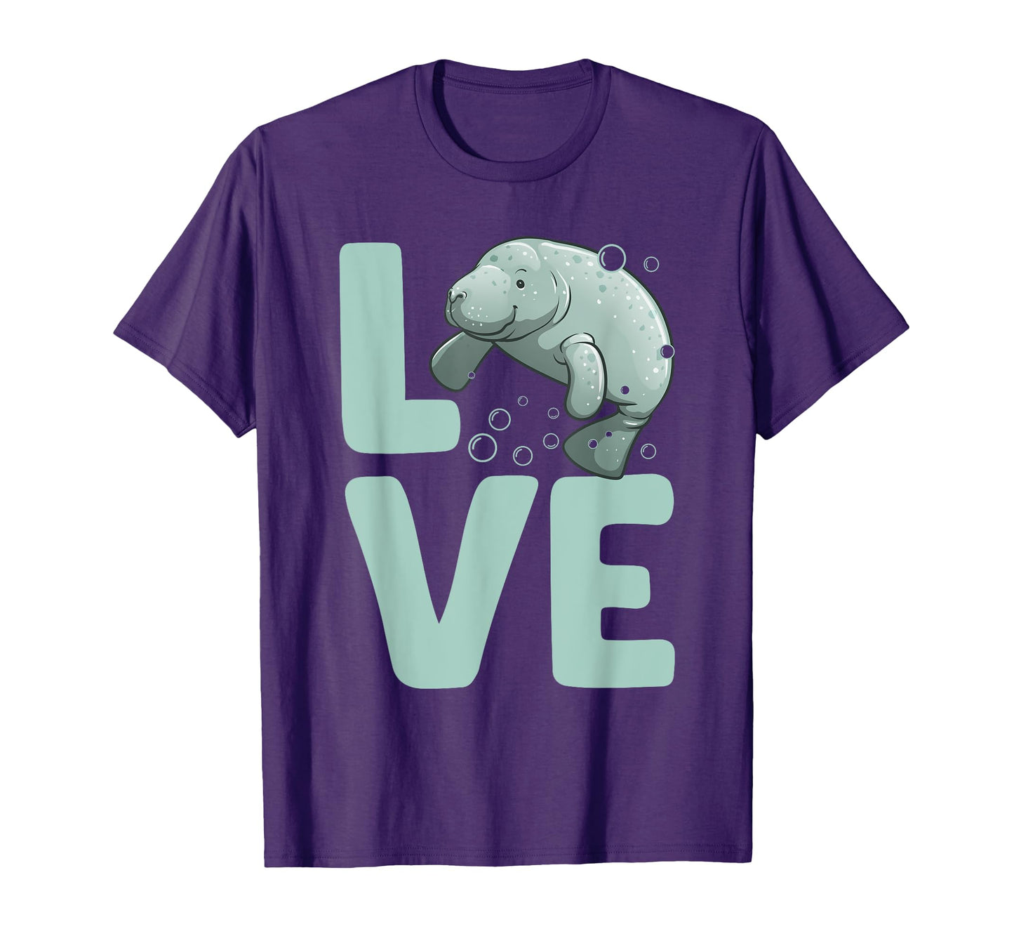 Funny Manatee Design For Men Women Kids Dugong Manatee Lover T-Shirt