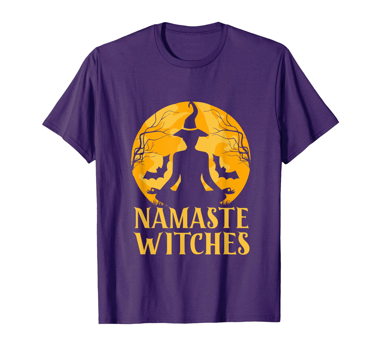 Namaste Witches Halloween Yoga Lover T-Shirt