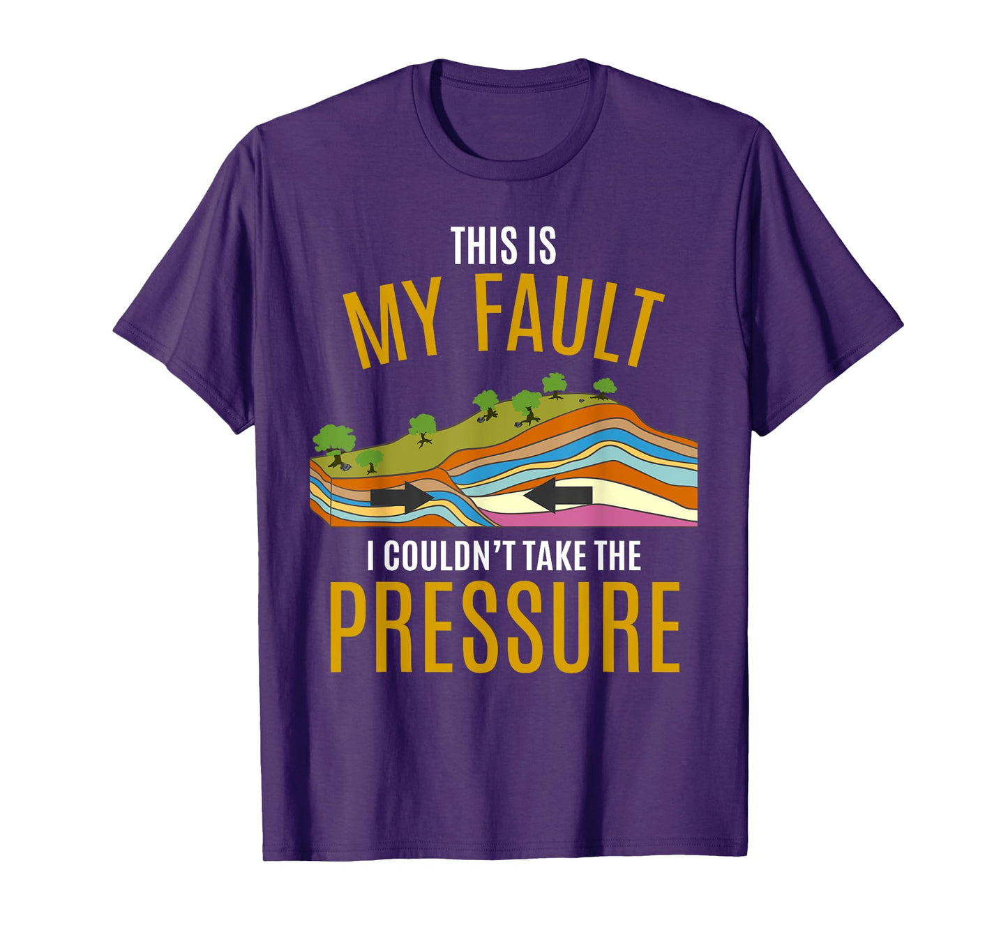 Tectonic Plates Model Earthquake Sorry Shirt T-Shirt