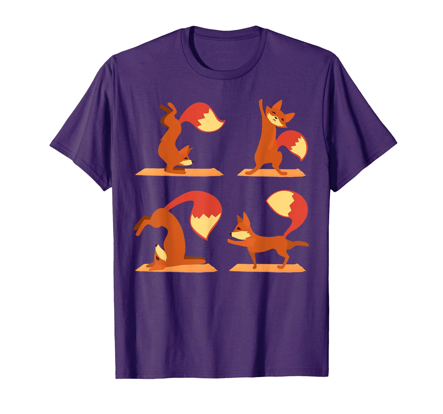 Fox Yoga TShirt Funny Gift for Fox Lovers T-Shirt