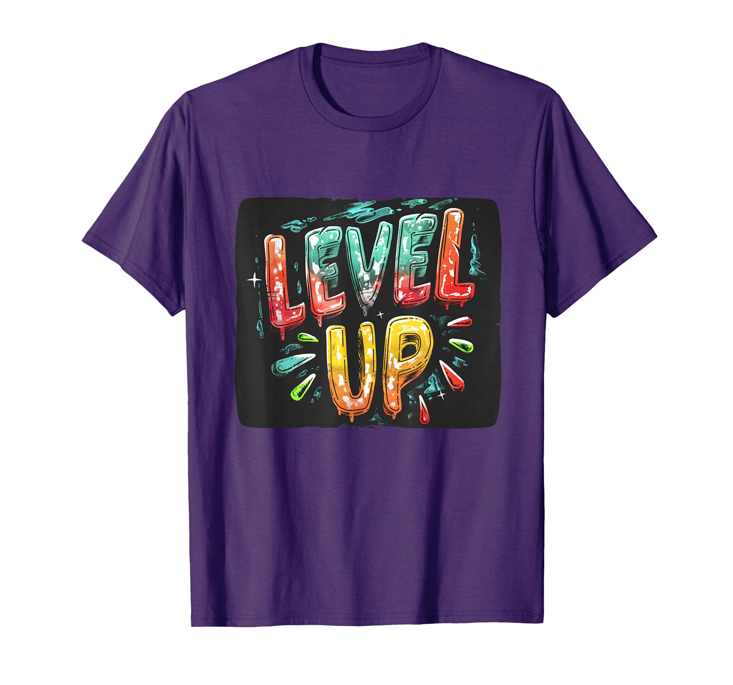 Cool colorful level up costume T-Shirt