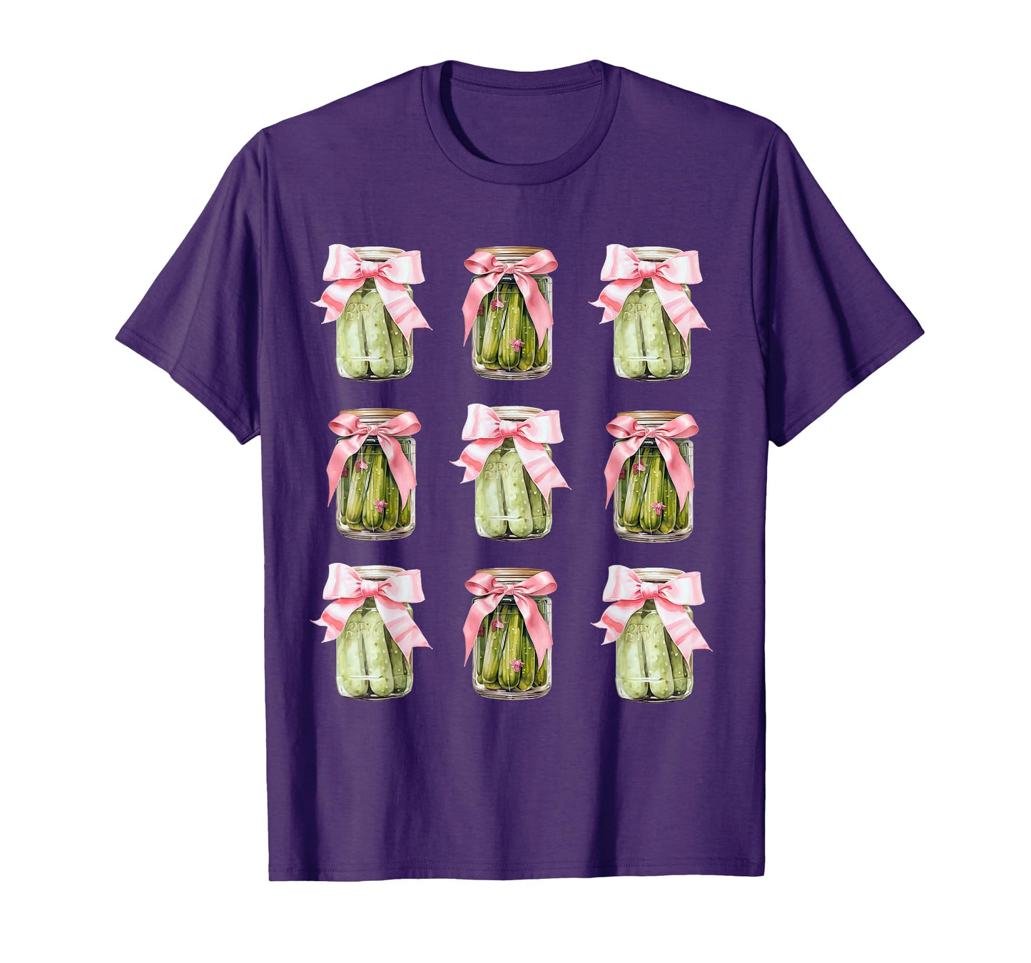 Pickle Jar Women Coquette Bow Pickle Party Birthday Girl T-Shirt