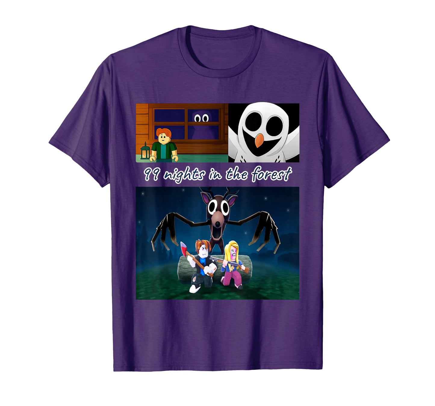 99 Nights in The Forest Birthday Costume for Boys Girls Teen T-Shirt