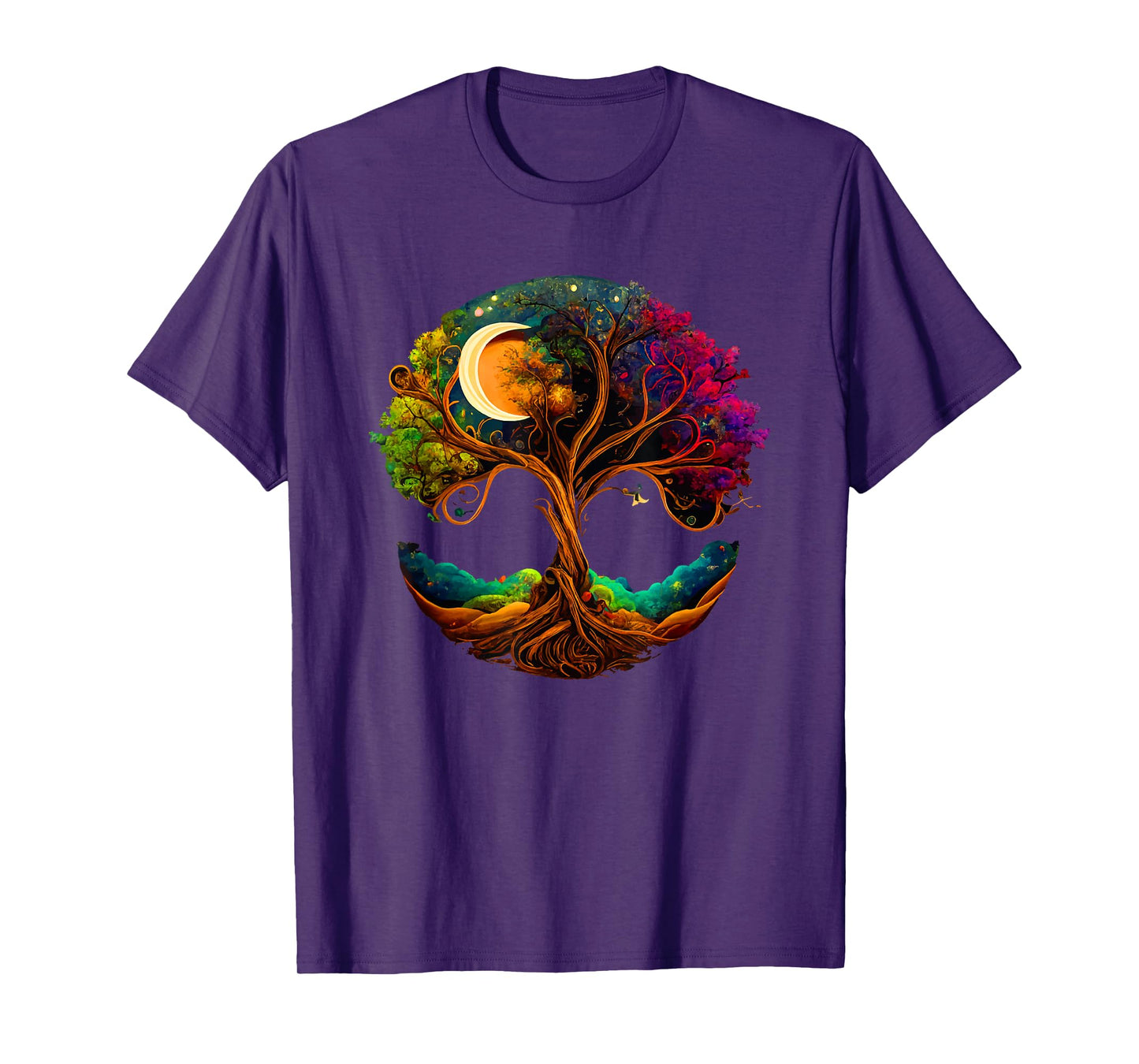 Moon Phases Tree of Life T-Shirt