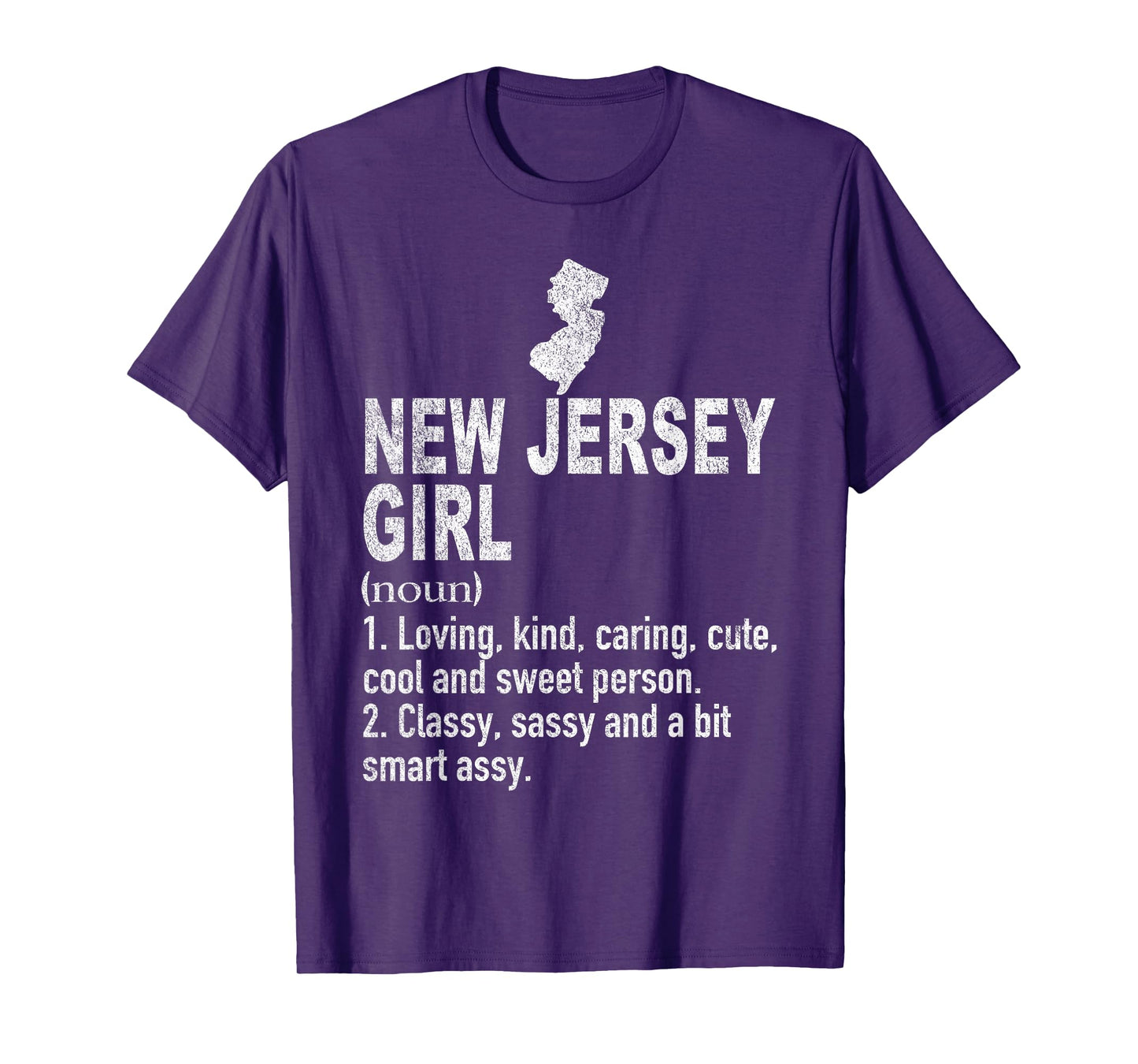 New Jersey Girl Definition Funny Hometown New Jersey T-Shirt