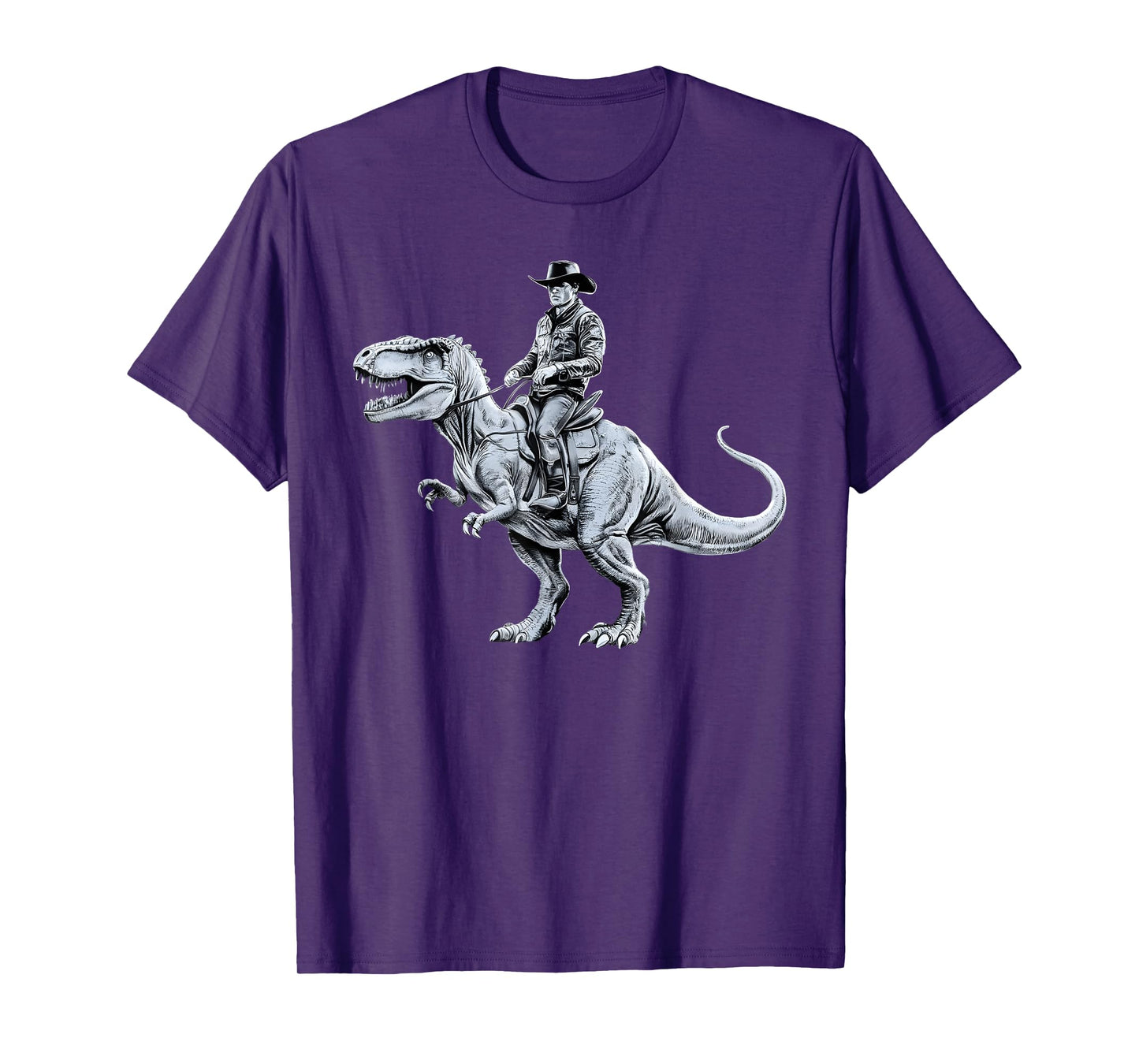 Dinosaur Funny Cowboy Cowgirl Western Country Graphic art T-Shirt