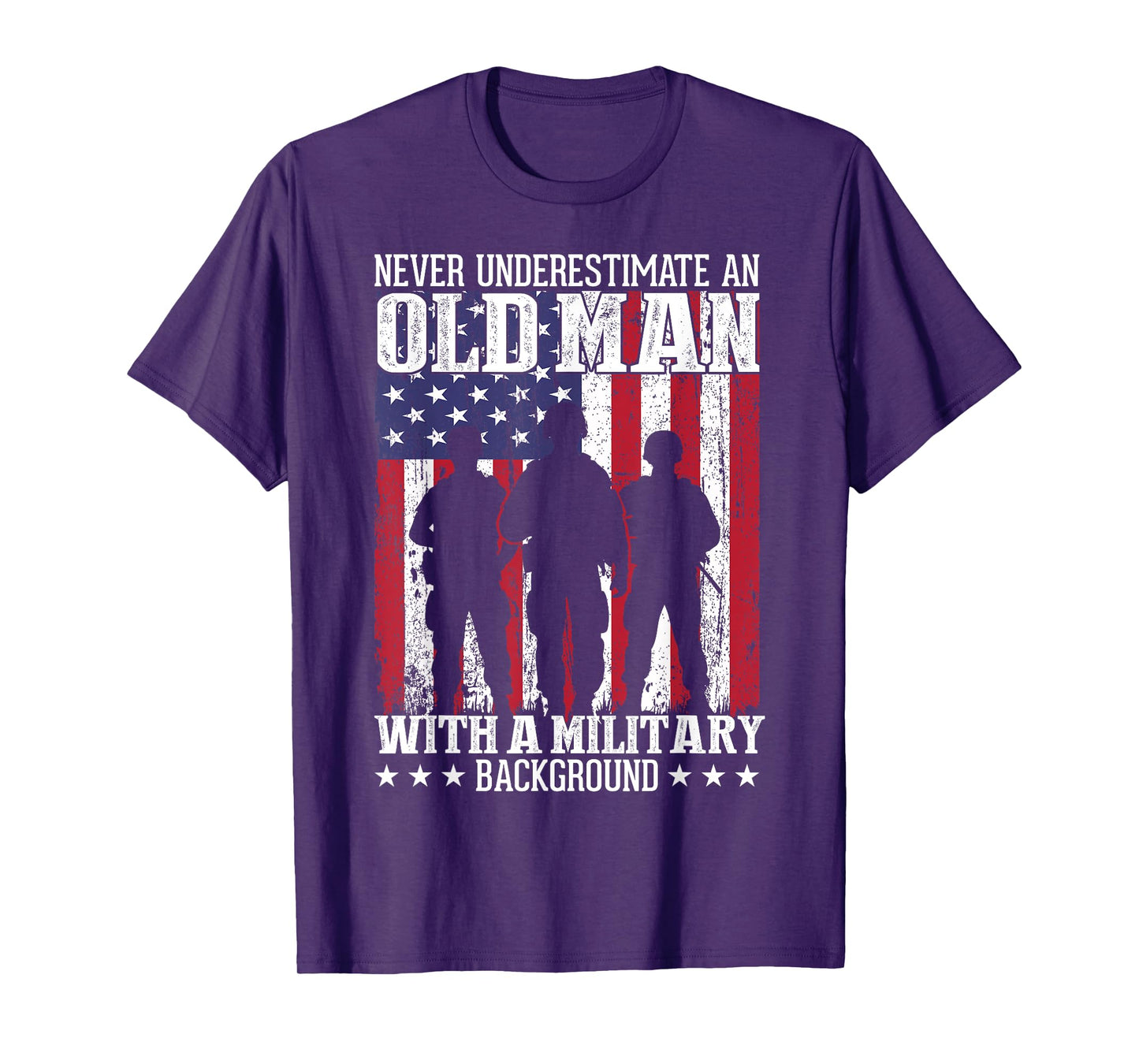 Veteran Old Man USA Veterans Day US Army America Veteran T-Shirt