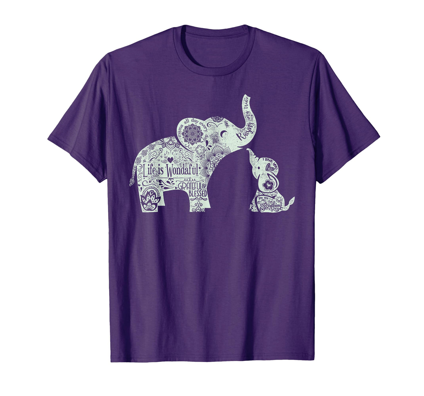 Mama and Baby Elephants Shirt T-Shirt