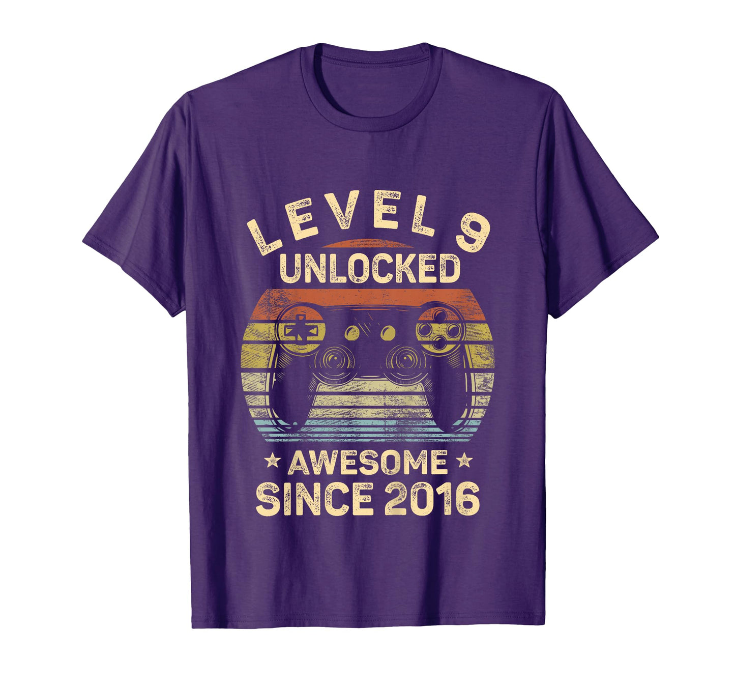 Kids Level 9 Unlocked 9th Birthday 9 Year Old Gifts Gamer Bday T-Shirt