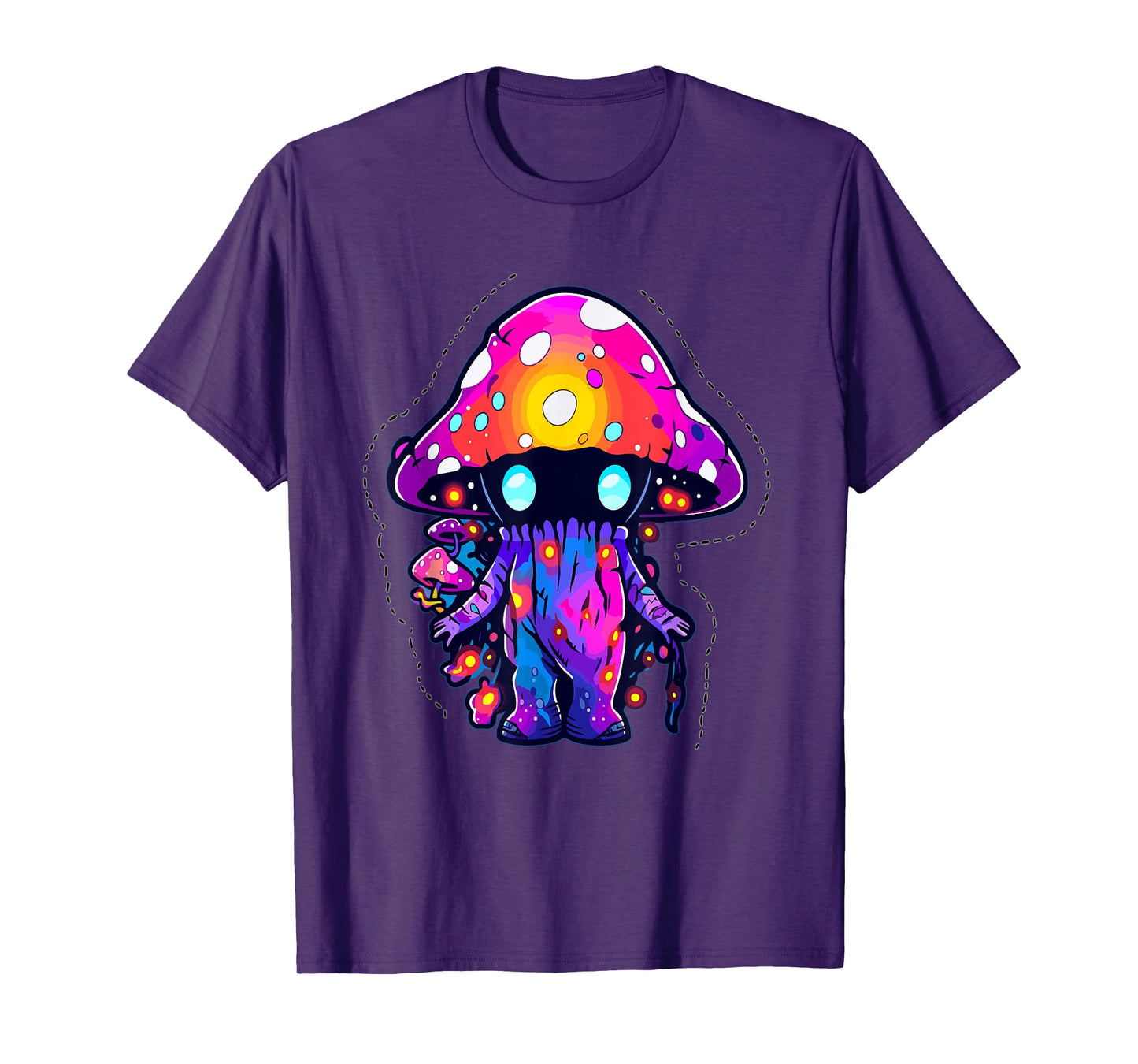 EDM Festival Trippy Art Mushroom Psychedelic Rave T-Shirt