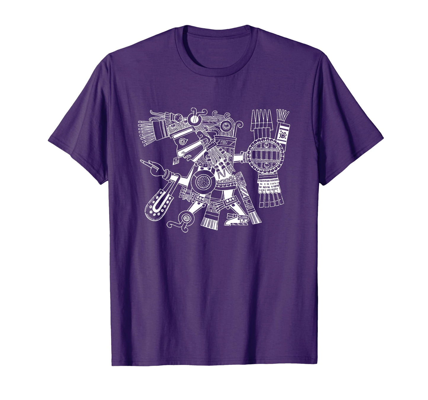 Maya patron deity Tezcatlipoca warrior Aztec Indians Mexico T-Shirt