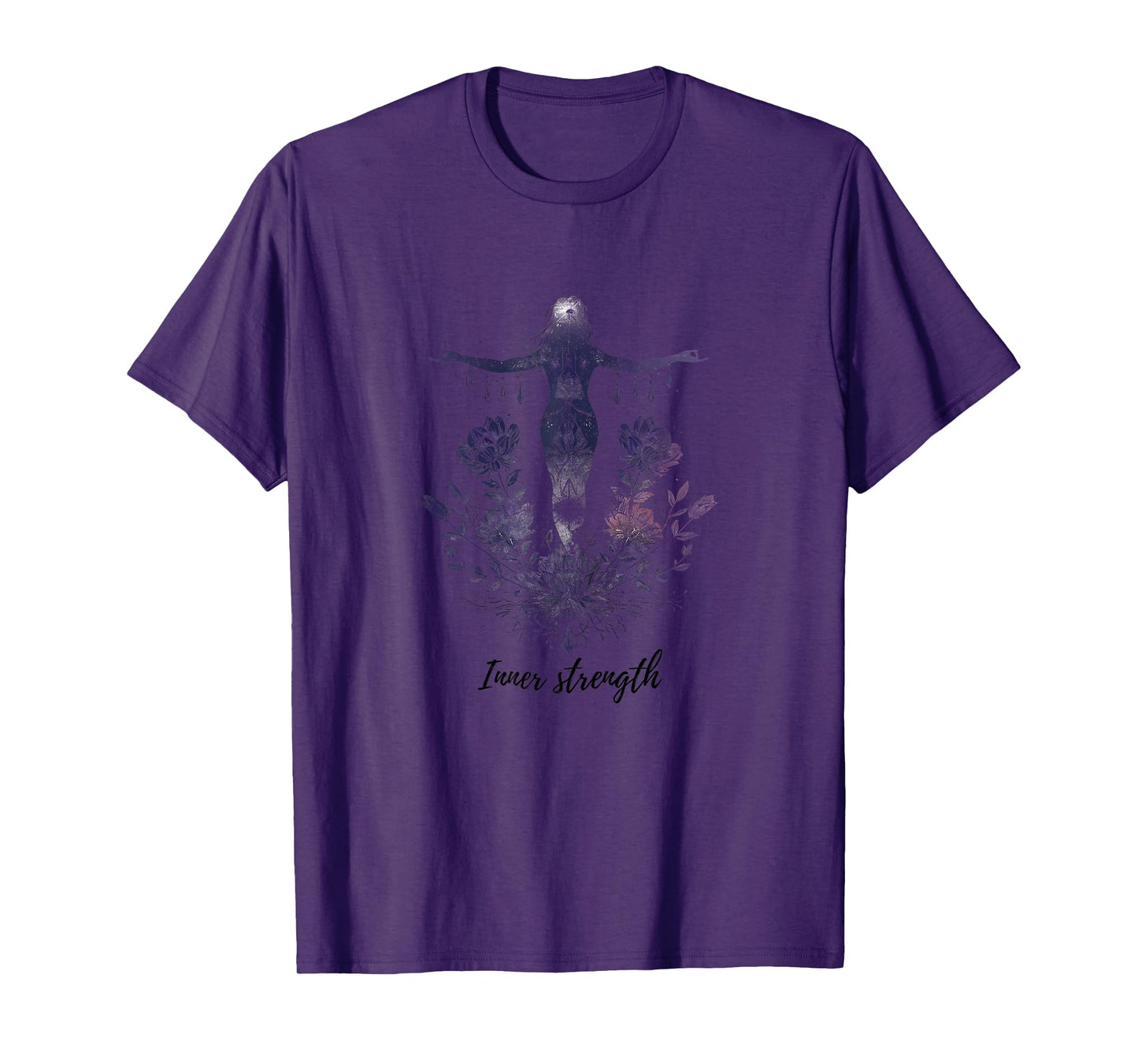 Inspire Serenity - Yoga & Mindfulness Artwork and Phone T-Shirt