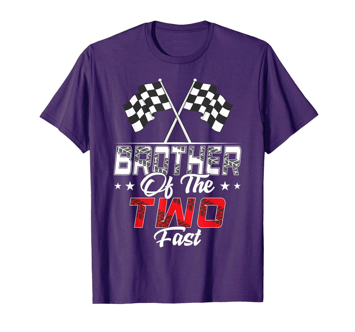 Brother Of The Two Fast Second Birthday Racing Car Family T-Shirt
