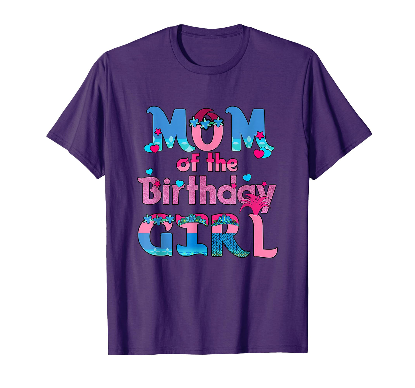 Family Party Decorations Mom Of The Birthday Girl T-Shirt